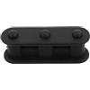 MAGICLULU Inserto per Tavola SUP a 3 Fori, PVC Nero, Installazione | Accessori per Tavole da Surf e Kayak, Struttura Compatta, Compatibilità, per Allenamento Professionale