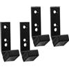 FUNOMOCYA Supporto Bilanciere Parete, Barbell Rack, Fitness Equipment Rack, 4Pezzi, PC, per Garage Gym e Uso Commerciale