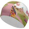 Anceky Candy Land Candy Land Cuffia da nuoto impermeabile per adulti, cuffie da bagno per donne, capelli lunghi e corti