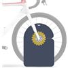 Generic Copridisco freno per bici da strada protezione anti-olio ruota bicicletta | Cache Disco Freno MTB Per MTB Sentiero Urbano Giornalieri Cicloturismo Strada