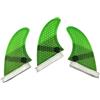 Fonowx 3 Pezzi Derive da Standard | Design Idrodinamico Curvo, Set di Derive da, Reattive, l, Verde,