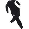 DINHEAROM Muta Intera Donna a Maniche Lunghe, Neoprene Scr Nero, Taglia S | Tessuto in Nylon, per Snorkeling e Attività in Acqua, Calda e Protettiva, Adatta a 41-48kg