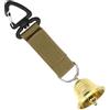 Genérico Campana per orsi, accessori da montagna, portatile, sonori, in ottone | Protezione anti-orso per escursionismo, arrampicata, parco, picnic, pesca, falò, sopravvivenza, bushcraft, emergenza