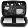 Monetais Borsa Organizer per Cavi in Eva con Tasca in Rete per i Viaggi | Organizer portatile per dispositivi elettronici con tasca in rete, adatto per cavi, caricabatterie e accessori da viaggio