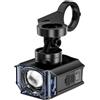 Jinhxofs Faro da Bici con Display Digitale LED Luce Regolabile per Pendolari, Ciclismo All'aperto, Nero, Plastica - Supporto
