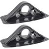 WNXGNHO Telaio Fisso da 2, staffe Montaggio per Parasole, | Clip fissaggio per porta pagaie per canoe, gommoni, tavole da surf, staffe per tendalini, fibbie fisse,