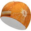Anceky Cuffia da nuoto per donna, cuffia da nuoto per uomo, cuffia da bagno elastica alta, cuffie da nuoto Orange Slice per capelli lunghi e corti