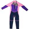 Oumefar Muta per Bambini da Ragazza, Design Spesso 2,5 Mm | Materiale in neoprene, cerniera posteriore per indossarlo facilmente, impermeabile, adatto per nuoto, immersioni e rafting