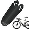 Generico Portable Cycle Seat Mudguard - Quick-Release Saddle Rear Splash Shield | 10.63x4.33 Inch Size | Bike Mud Guard Cycling Supplies Accessories Attachment | Lightweight PP5 Foldable Rear Splash Shield