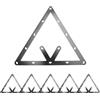 Asyduey 6 Pezzi Holder Foglio Biliardo Triangolo Cue Accessori per 8, 9 e 10 Ball
