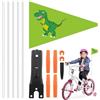 Generico Flag | Waterproof Safety Flags | Adjustable Height | Flag | Waterproof Safety Flags | Adjustable Height Trailer Flag for Enhanced Visibility, Outdoor Flag