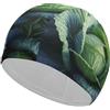 Anceky Cuffie da nuoto ad alta elasticità Kauai Hawaii Seashore Cuffie da nuoto per adulti antiscivolo impermeabili Cuffia da nuoto per capelli lunghi Cuffia da nuoto per donne