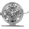 Operitacx Mulinello da Pesca 1: 1, 0,25mm 100m, Lega di Alluminio, Destro | Capacità Ampia del Filo, Due Ingranaggi, Coppa Reversibile, per Pesca su Ghiaccio e Mosca