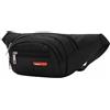 BESTOYARD Marsupio Sportivo da Uomo in Nylon Nero, Capiente | Portaoggetti da Viaggio e Montagna, di Indosso, Resistente a Deformazioni, per Attività All'aperto
