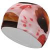 Anceky Cuffia da nuoto elastica con motivo a cane, per adulti, antiscivolo, impermeabile, per capelli lunghi, per donne