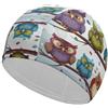 Anceky Cuffia da nuoto Ladybug per donne e uomini, cuffie da bagno impermeabili, mantengono i capelli asciutti, elastiche, cuffie da nuoto per adulti, comode cuffie da nuoto per capelli lunghi, cuffie da nuo