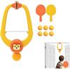 Genérico Pong da porta Allenatore regolabile per porte | Set di allenatore di tennis da tavolo con racchette per famiglia, ragazze, bambini, casa, sala giochi, camera da letto