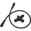 Domary Cavo Nmea 2000 con Connettore a T, Backbone di Caduta da 0,5 M per | IP67, M12 a 5 Pin, ABS Resistente, Compatibile con Lowrance Simrad