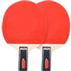 Toyvian Racchetta da Tennis Tavolo in Legno, Impugnatura Corta Penhold | Controllo Fine e Presa Comoda, Velocità Rapida, per Allenamento Giocatori e Tornei Indoor