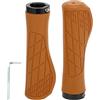 TUCKBOLD Coperture Manopole Bici 1 Coppia 134mm per Bici Antiscivolo | Colore Marrone, Materiale Gomma, Per MTB, Diametro 22mm, Protezione Dall'Usura, Installazione Facile.
