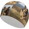 Anceky Animali Carino Elefante Alta Elasticità Cuffie da Nuoto Adulti Antiscivolo Impermeabile Cuffie da Nuoto Capelli Lunghi Cappello da Nuoto Donna Cappello da Nuoto