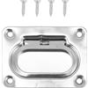 JECOMPRIS Maniglia per Barca in Acciaio Inox, Accessorio per Kayak e Dinghy | Superficie Liscia senza Sbavature, Apertura e Chiusura Agevoli, Colore Argento, per Navigazione in Kayak