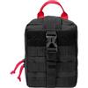 HOMSFOU Borsa Soccorso Multifunzione Oxford per Arrampicata | Stile Semplice, Colore Nero, Uso per Giochi Militari e Attività Outdoor, Formato Portatile Compatto Stile Casuale