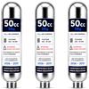 Generic EQUIT ARE: Pack di 3 cartucce CO₂ 50CC 38g per gilet Airbag da equitazione (HitAir, Helite,...)