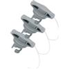 Alipis 3 Pezzi Tappo Valvola per Kayak Gonfiabile Grigio, Accessorio PVC | Gommone e Canoa, Alta Pressione e Tenuta, Montaggio Rotante Semplice, Uso in Acqua e Riparazioni