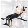 Generico Panca Palestra, Panca per Pesi Regolabile Multifunzione | Multifunzione Panca Fitness Panchina Peso con Leg Extension E Leg Curl, Carico 200 Kg, Attrezzi Home Gym per Casa e Palestra