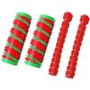 Baoblaze Copripresa Manubrio Rivestimento Manubrio Impugnatura Manubrio Manubrio Materiale in Gomma Morbida Assorbente Sudore Presa Sicura Testurizzata, Trasparente, Style to 1