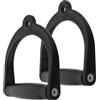 Toyvian 2 Pezzi Maniglie per Cavi Ergonomiche Nere in Plastica per Trazioni | Uso Domestico Attrezzi Fitness, Leggere e Portatili, per Esercizi Sospesi e Allenamento Quotidiano