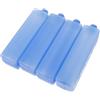 Outanaya 4 Pezzi Cooling Case per Refrigeratore, Blocchi Blu in PE, Mantengono Gli Alimenti Freddi, per Ristorante e Contenitori di Conservazione