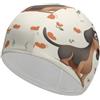 Anceky Cuffia da nuoto impermeabile per adulti Bee Love Honey, elegante fiore di rosa, per donne, capelli lunghi e corti