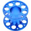 PACKOVE Lega di Alluminio Mulinello da Immersione Nero per Subacquei | Leggero, Avvolgimento e Svolgimento Efficienti, Uso Versatile, per Attività Subacquee e Immersione
