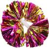 Luxshiny 2 Pezzi Pompom da Cheerleading Piccolo da 100g per Danza e Gara | Decorazione Lucida Riutilizzabile, PET e Film Laminati, Accessorio Compatto per Coreografie e Tifo