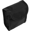 DOITOOL Borsa Golf Mini da Cintura Clip e Chiusura a Strappo Nera | Oxford Leggero, Compatto e Coperchio Sicuro, per Palline e Attrezzo da Campo, a Uso Pratico