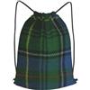 asbwuo Black Watch Antico Originale Scozzese Tartan Outdoor Tempo Libero Coulisse Zaino Leggero Impermeabile Borsa Sportiva per Uomo e Donna - Palestra, Viaggio