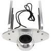 aqxreight Staffa per Supporto per Rack per Torretta per Wakeboard con Angolo per Reggiseno, Lega di Alluminio Lucidato per Gancio per Wakeboard da 0,89 Pollici, 2,36 Pollici, 2,48