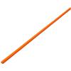 Hemobllo Bastone Yoga in Acciaio Inox, Telescopico a 4 Sezioni per Stretching | Arancia, Struttura Regolabile Stabile, Design ad Arco, Uso in Palestra e Casa
