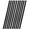 OSOLADY 5 Paia di Copri Astine Accessori per Occhiali in Silicone Nero, Protezione per Stanghette Occhiali, per Corsa e Nuoto