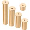 Luxshiny 5 Pezzi Tappo di Bilanciamento in Rame, Oro 2g 4G 6g | Massa Regolabile per Swing, Compatibile Molti Modelli, Resistente All'usura, per Principianti e Professionisti