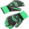 CLISPEED Guanti da Portiere da Calcio in Lattice, Taglio Positivo, Verde | Controllo e Presa Forti, Palmo Resistente All'usura, Leggeri e Confortevoli per Uso Esterno