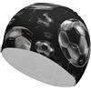 Anceky Cuffia da nuoto elastica per adulti, antiscivolo, impermeabile, con capelli lunghi, per donne, Ice Cream Store