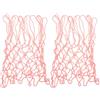 Warmhm 2 Pezzi Rete da Basket Luminosa Rosa, Standard | Poliestere, Adatta a Canestro e Cerchi Regolamentari, per Gioco All'aperto, e Adulti