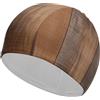Anceky Cuffia da nuoto a tema sportivo per donne e uomini, cuffie da bagno impermeabili, mantengono i capelli asciutti, elastiche, cuffie da nuoto per adulti, comoda cuffia da nuoto per capelli lunghi, cuffi