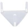 aqxreight Supporto da Calcio in Acrilico, Elegante Supporto da Esposizione Galleggiante per Basket, Calcio, Pallavolo, con in Acciaio Inossidabile e Base Nera per Cimeli Sportivi in (Trasparente)