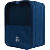 NUOBESTY Borsa Porta Scarpe da Viaggio Oxford Blu per Riporre e Proteggere | Formato Grande 35×26×21cm, Pratica per Valigia e Armadio, Look Semplice e Fresco, Contro Polvere