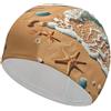 Anceky Cuffia da nuoto impermeabile per adulti Late Night Owl Polar Bear da donna, per capelli lunghi e corti