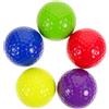 Toyvian 5 Pezzi Palline da Pratica Golf Resistenti in Gomma Sintetica | Esercizi nel Giardino e Insegnamento AI Giovani, Crea Memoria Muscolare e Aumenta la Forza del Braccio